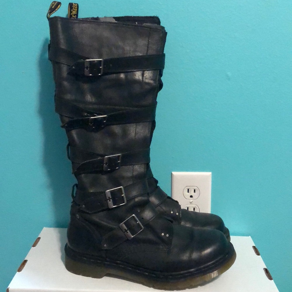 Knee high Doc Martens